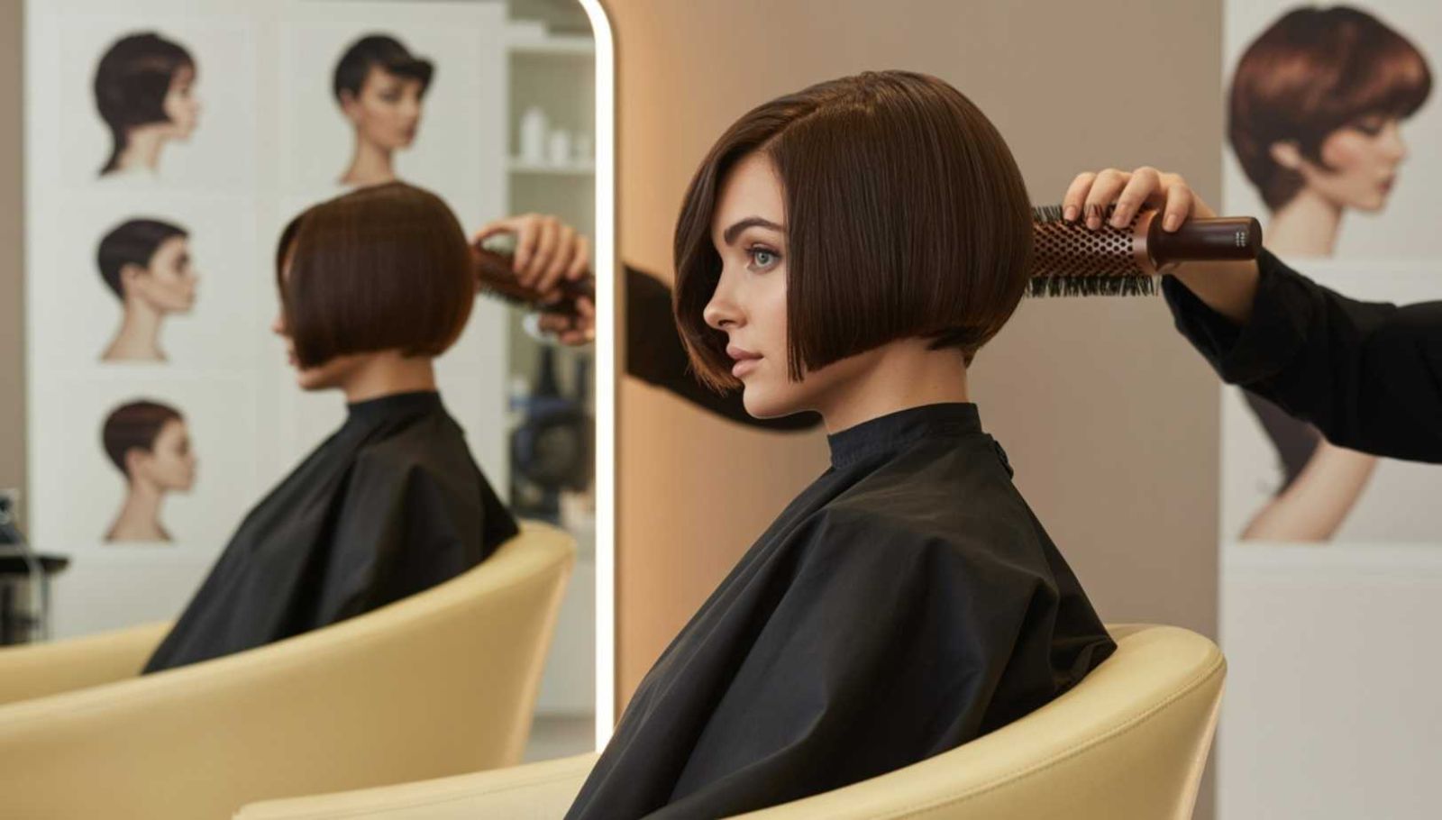 La coupe asymétrique qui crée l'illusion d'un cou plus long