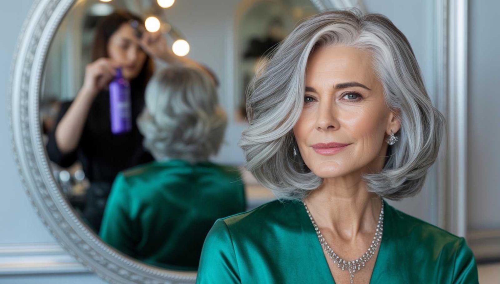 L'erreur qui jaunit vos cheveux gris (et la solution simple)