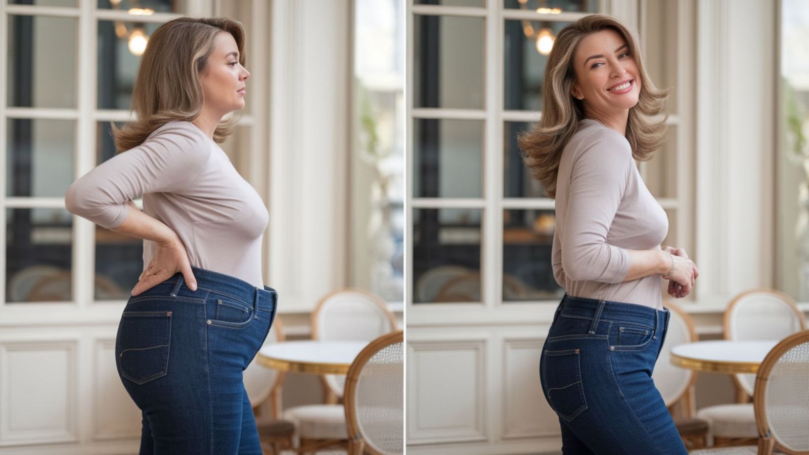 La coupe de jean que toutes les femmes avec un peu de ventre devraient connaître