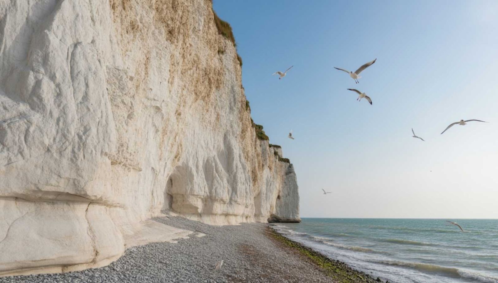 Ce cimetière marin en Normandie défie la gravité depuis 800 ans au bord de falaises qui s'effritent