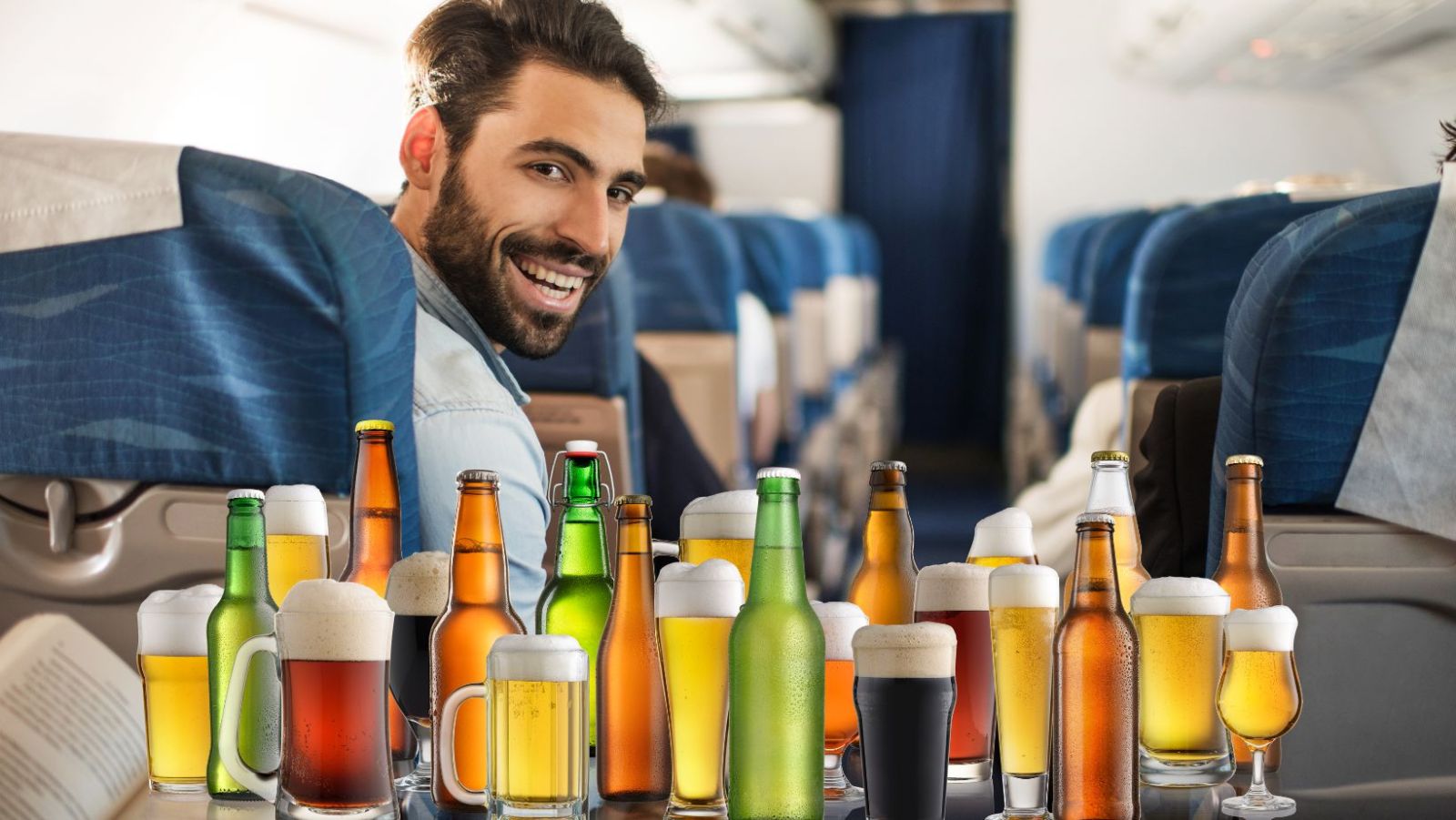Pénurie de repas en plein vol : quand les passagers échangent leur dîner contre des coups à boire !