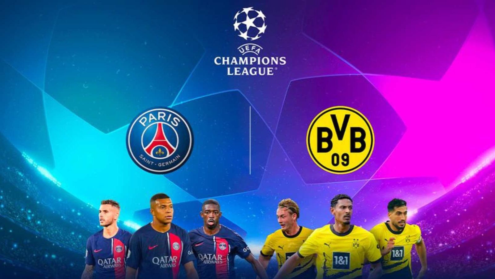 Regardez Dortmund - PSG en direct : voici la chaîne TV et l'horaire