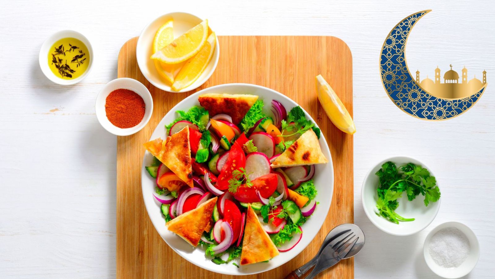 Recette de salade Fattoush pour l'Aïd : délicieuse, saine et riche en symboles