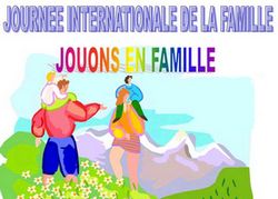 Journées mondiale, nationale, internationale de Mai 2024 Famille