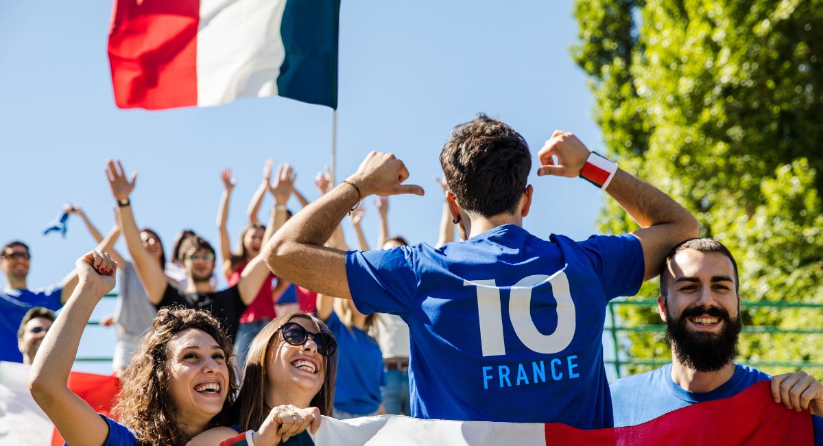image supporter equipe france foot