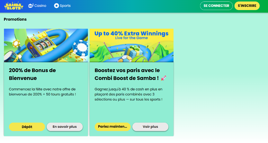 slot samba slots casino