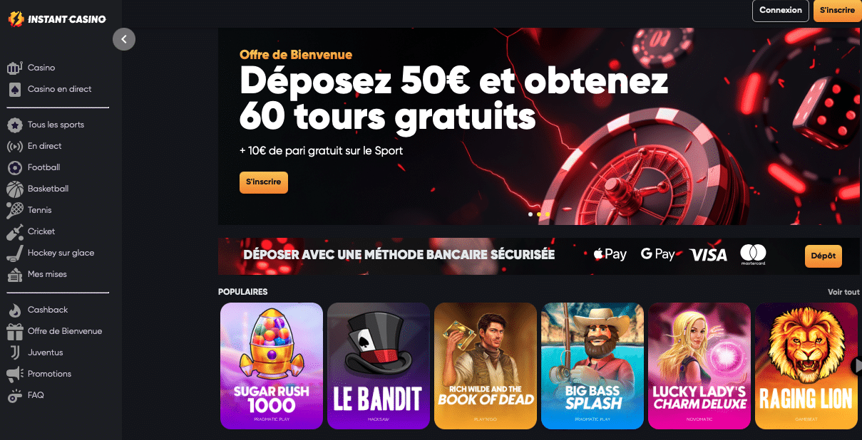 instant casino