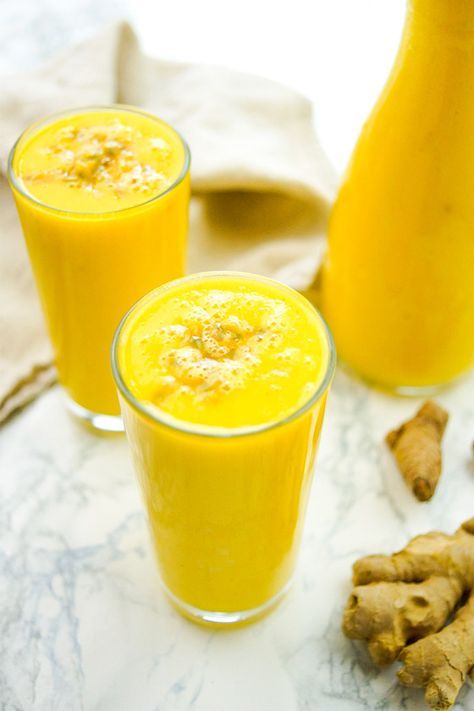 smoothie détox curcuma-ananas