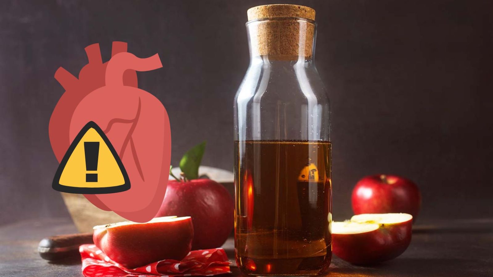 Vinaigre de cidre et problèmes cardiaques : attention à votre coeur