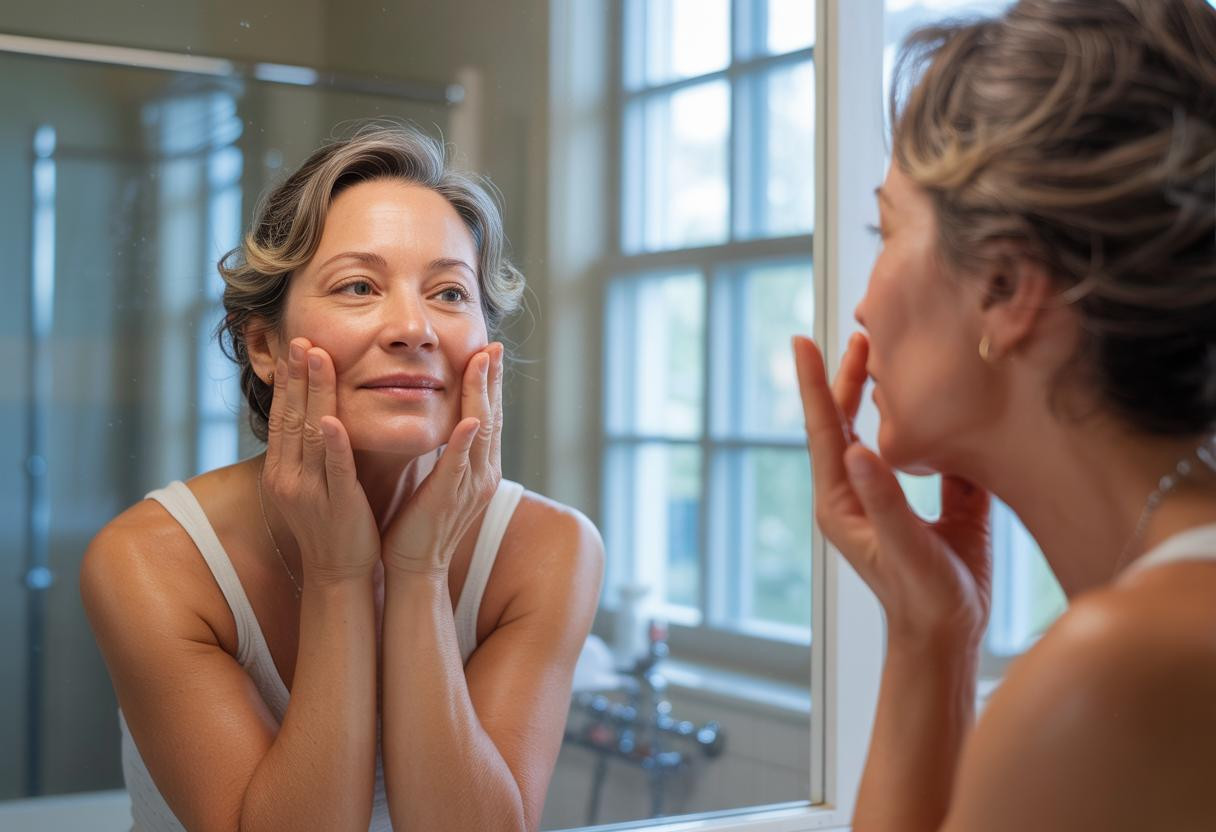 À 45 ans : ce protocole de 4 semaines efface 3 ans sur votre visage
