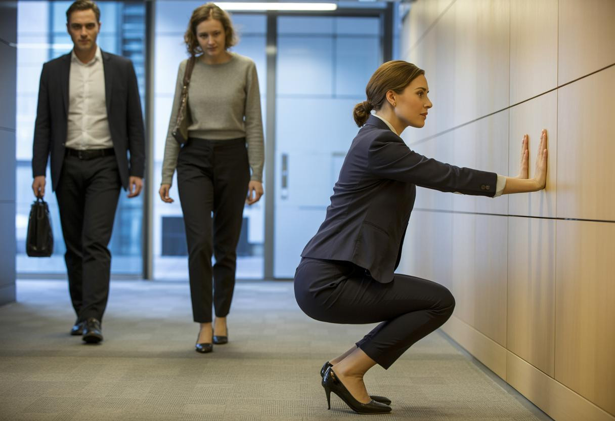 Ces exercices contre le mur sculptent vos bras sans que personne ne s'en aperçoive
