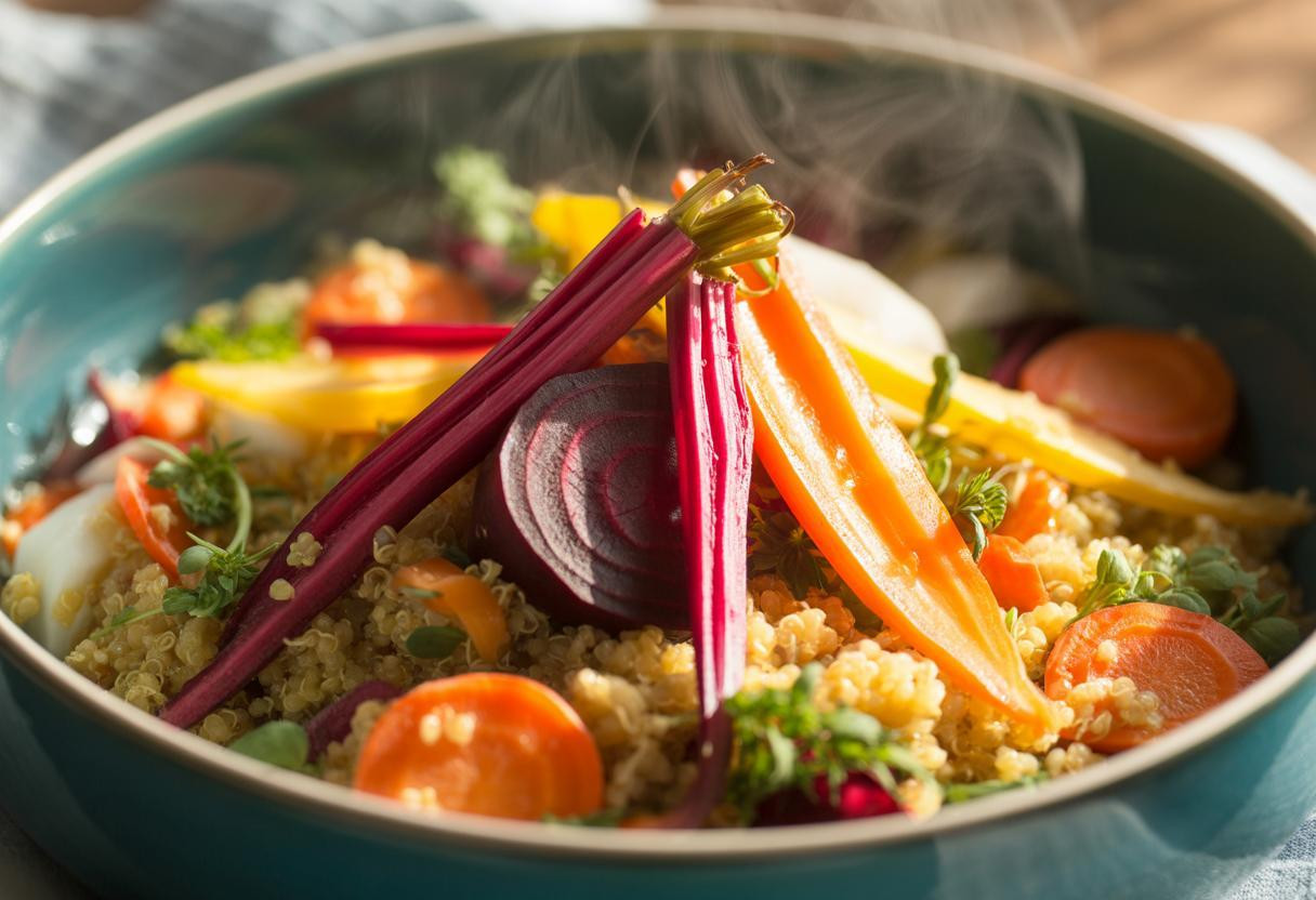 En 25 minutes : cette salade de quinoa explose de saveurs estivales