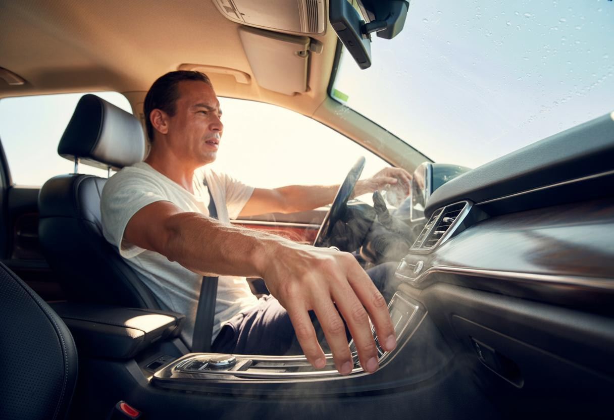 Vous rafraîchissez votre voiture comme ça : cette méthode l'abîme et vous fait suer davantage
