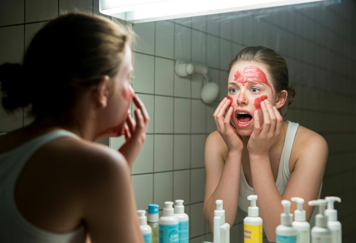 Les dermatologues cachent cette vague de lésions chez les ados à cause des routines TikTok
