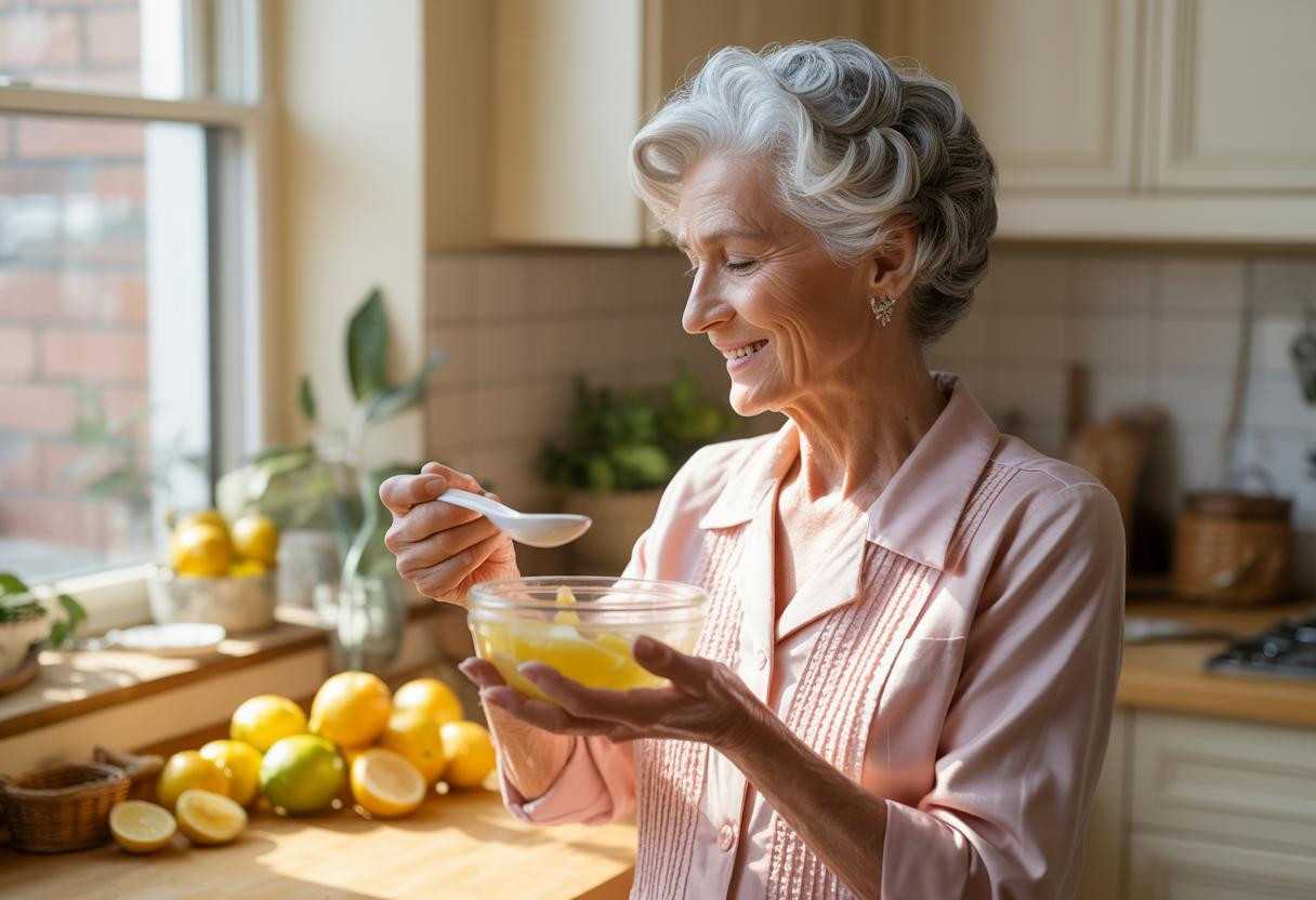 À 85 ans, ma grand-mère n'avait que quelques cheveux gris avec ce mélange de cuisine
