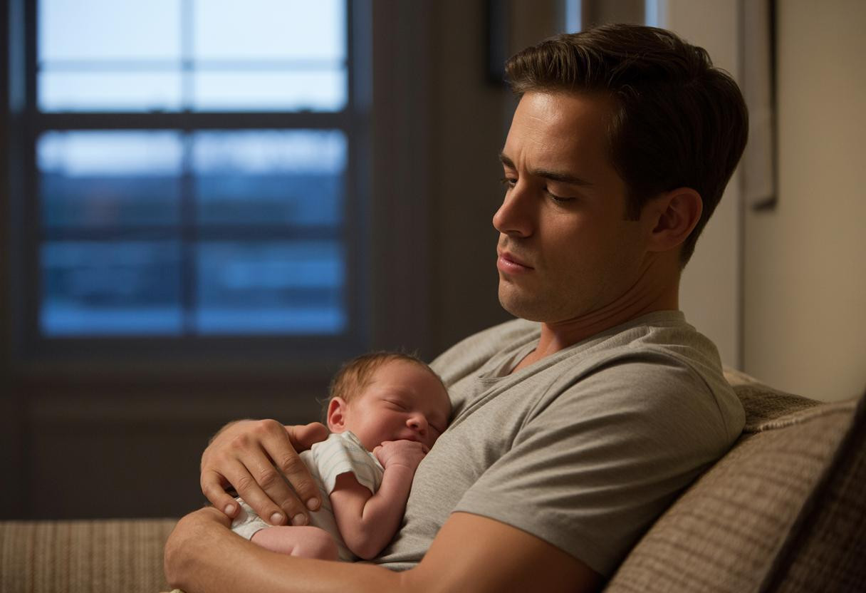 18% des nouveaux pères développent une dépression post-partum cachée
