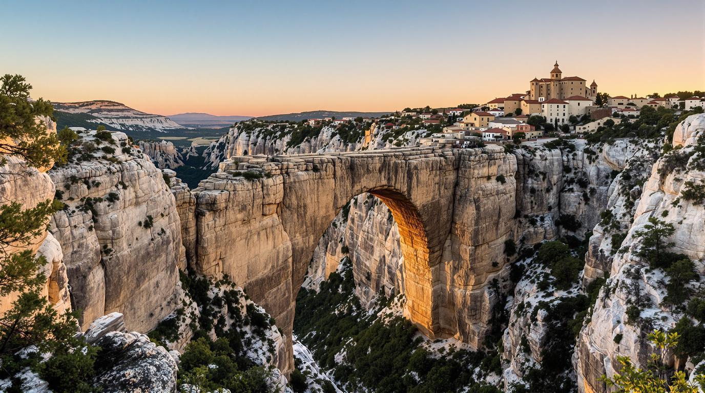 Ces 96 habitants du Minervois préservent 2 ponts naturels de 228 mètres qui défient Saint-Guilhem-le-Désert
