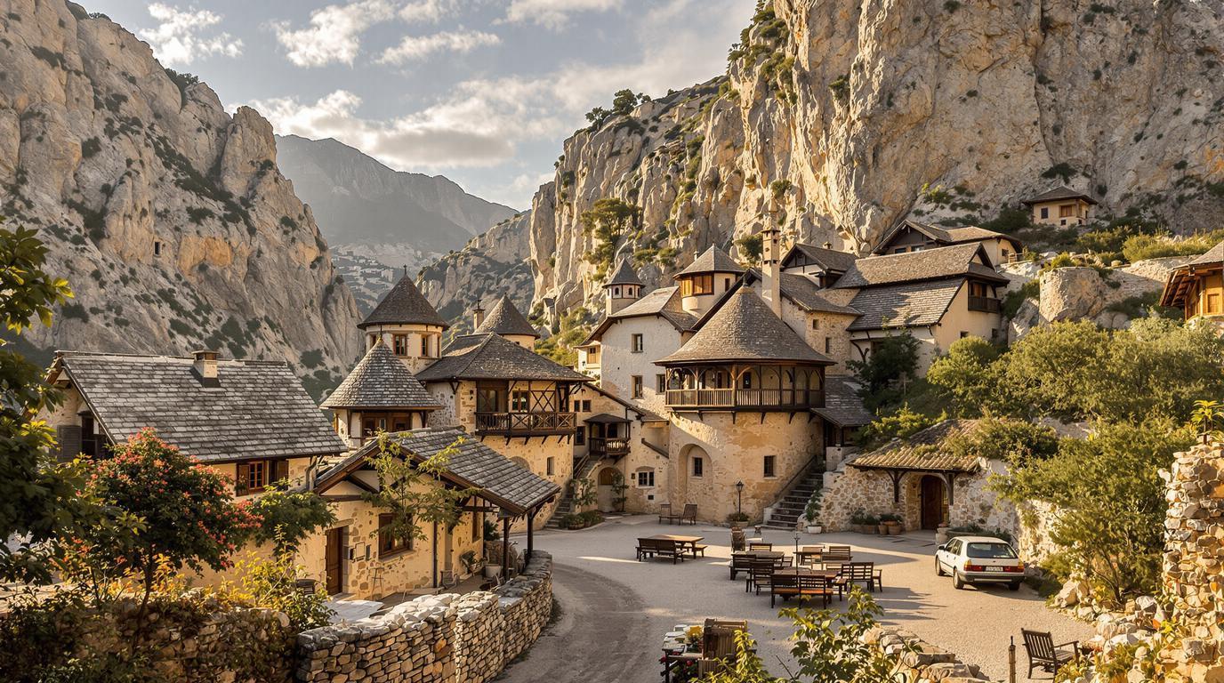 Le seul village français à 800 m où 238 habitants vivent dans un décor western
