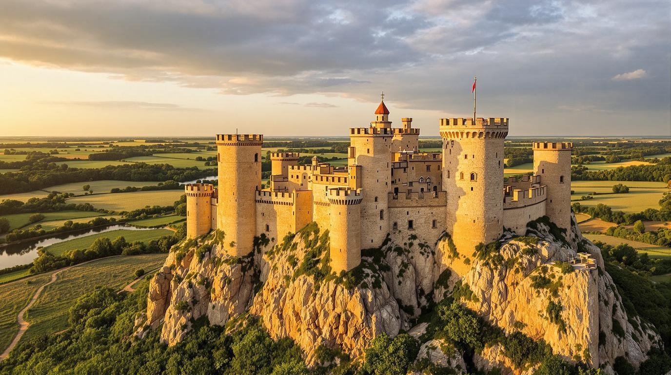 J'ai découvert cette cité de 7037 habitants aux 5 châteaux médiévaux uniques en Europe
