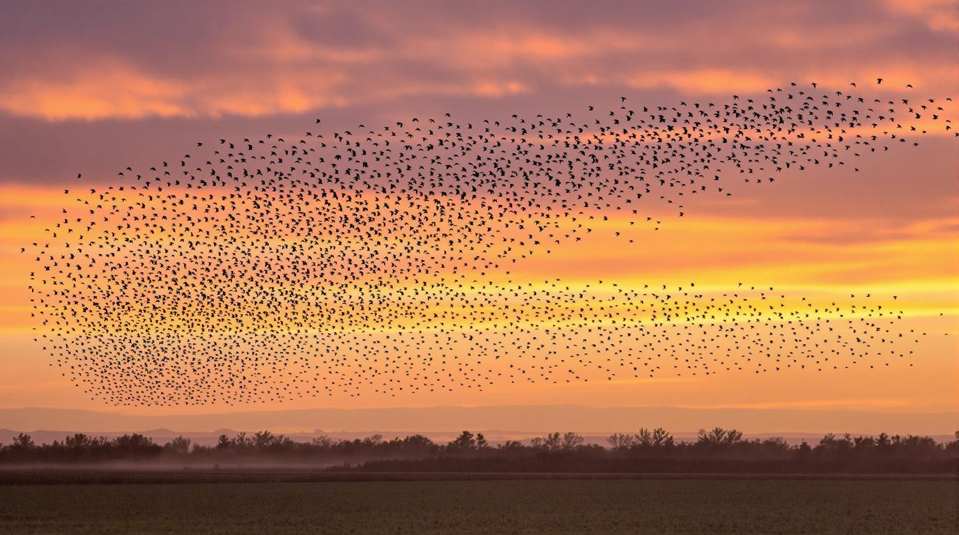 Ce village des Landes héberge 89 habitants et 12 000 grues cendrées chaque hiver
