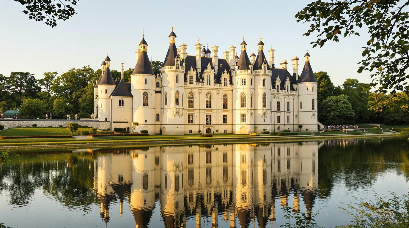 Ce château Renaissance d'Azay-le-Rideau construit en 1518 attire 300 000 visiteurs
