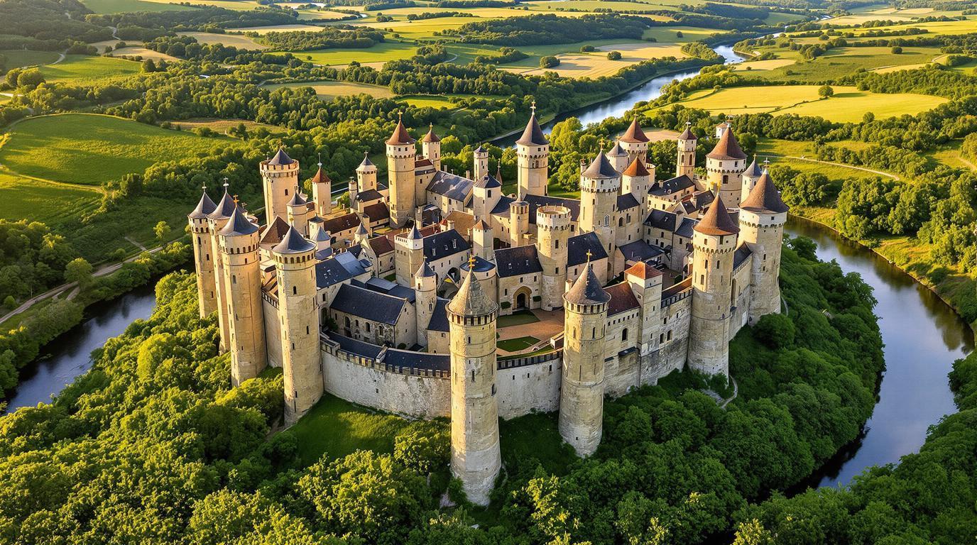 Le plus grand château médiéval d'Europe : 2 hectares et 13 tours à Fougères
