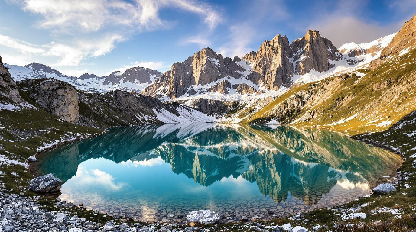 Ce lac rond des Hautes-Alpes à 2492 mètres défie les lois de la nature
