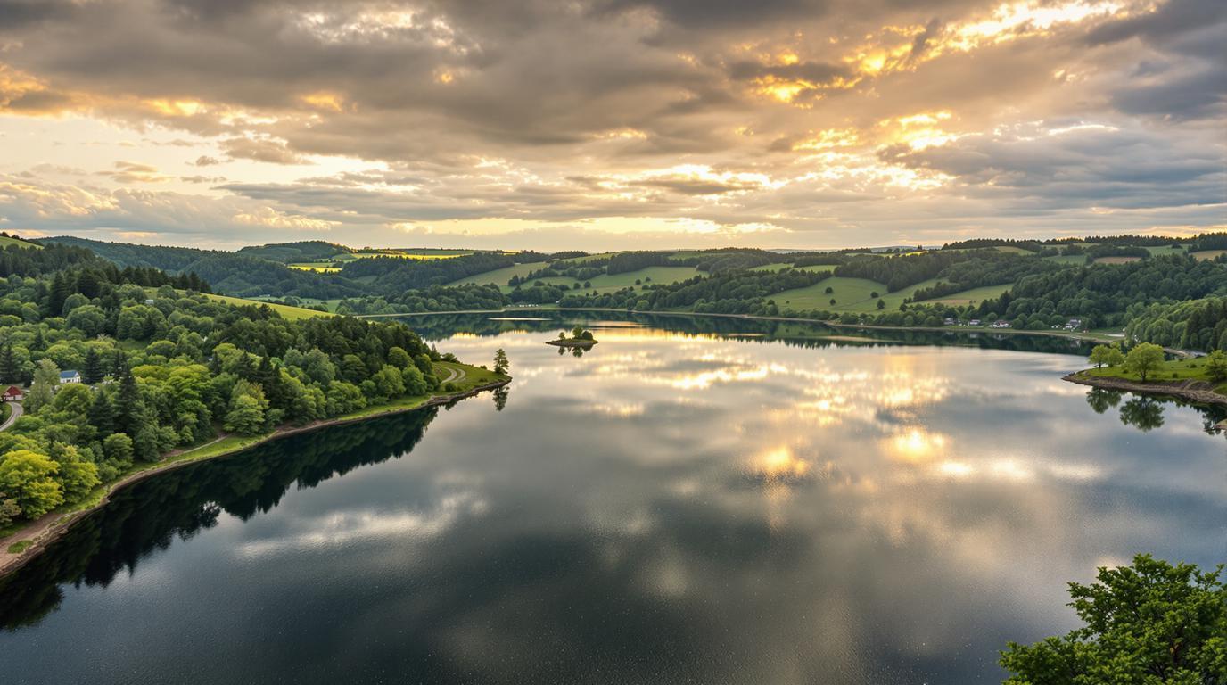 Le plus grand lac artificiel de Bretagne : 304 hectares entre 2 départements
