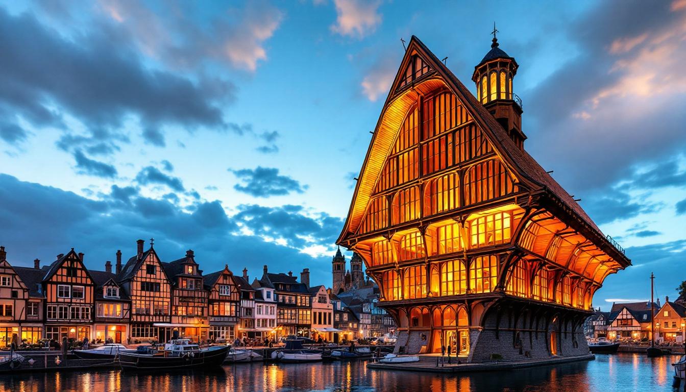 Cette église de Honfleur construite par des charpentiers de marine en 1450
