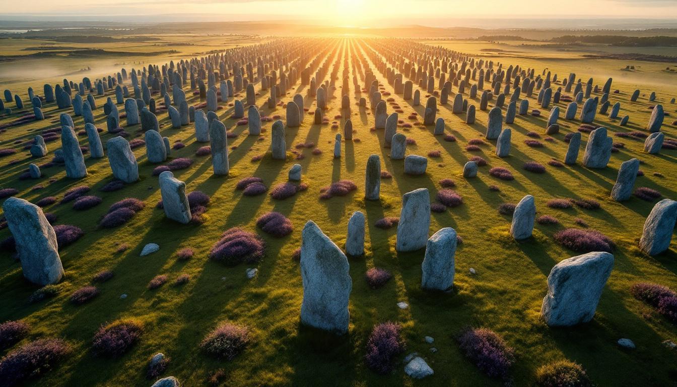 Le seul site au monde avec 3000 menhirs alignés sur 4 kilomètres
