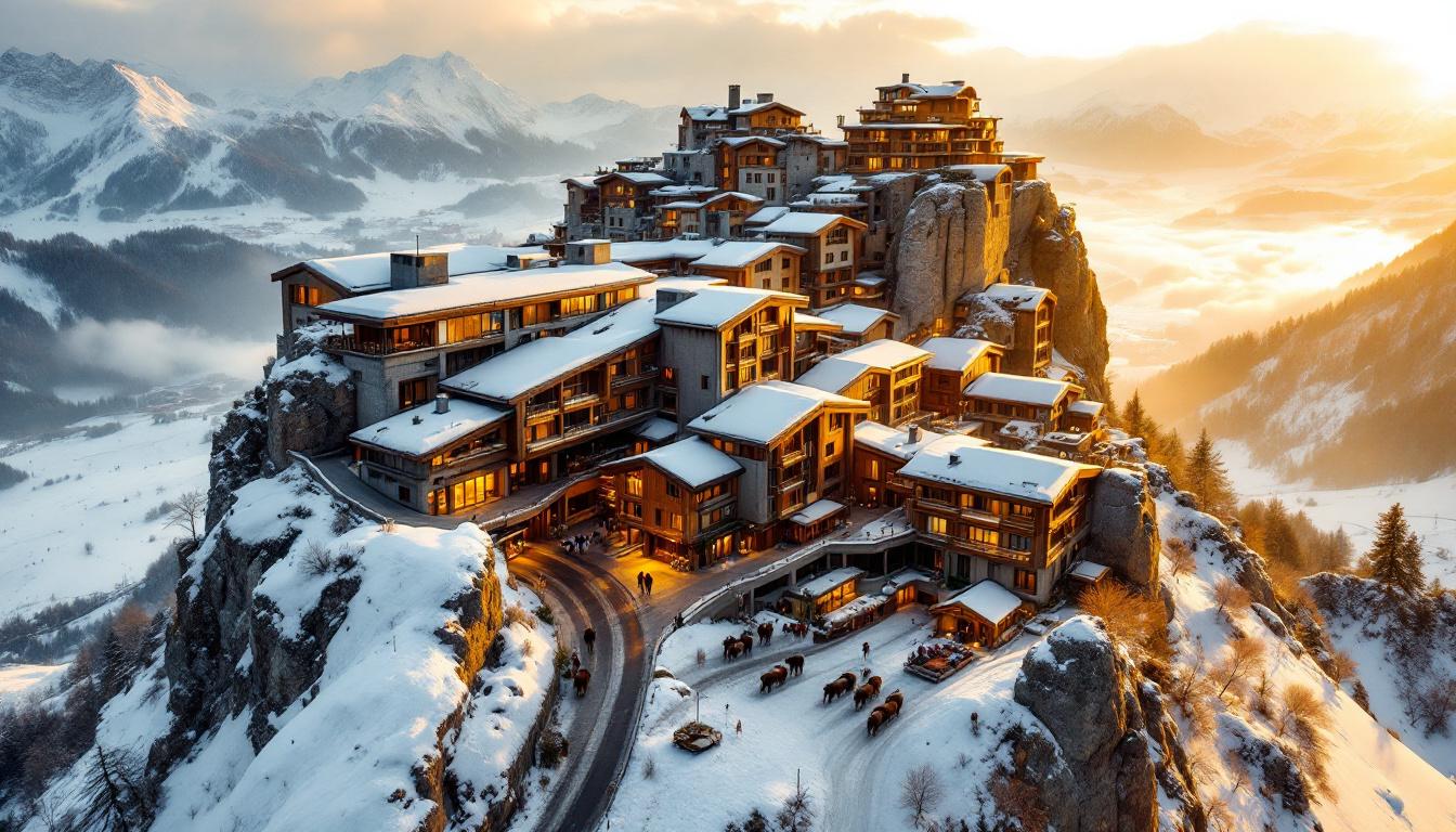 La seule station de ski française sans voitures à 1800 mètres d'altitude
