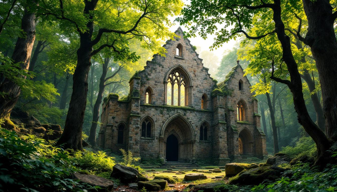 L'Oise abrite une abbaye de 1152 au coeur de 14 357 hectares de forêt
