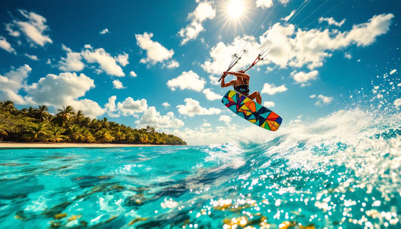 La seule plage kitesurf sans plastique de l'océan Indien depuis 2014
