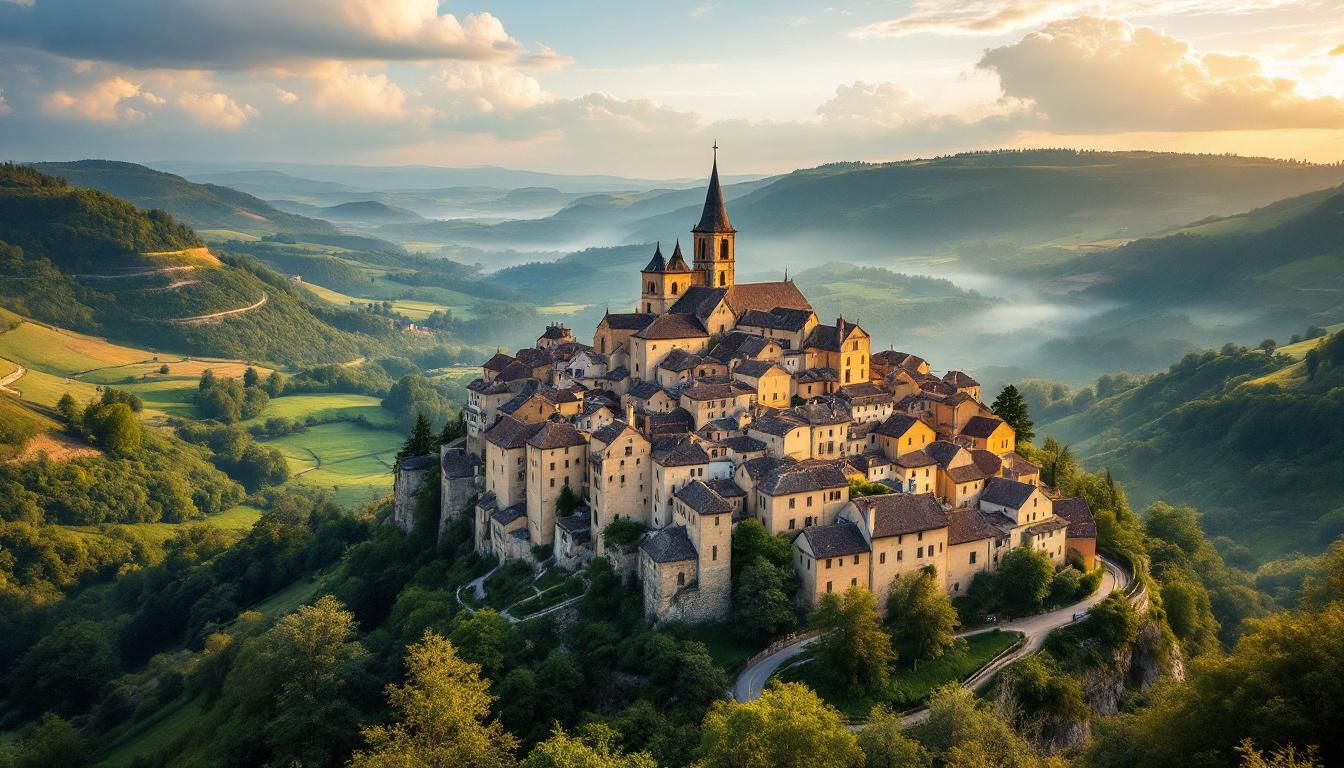 Ce village de Dordogne traversé par le 45e parallèle à 5000 km du pôle
