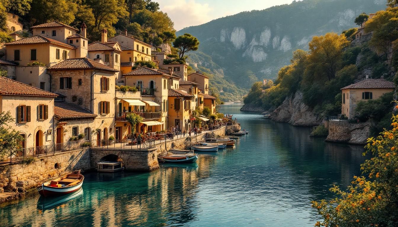 L'Ardèche abrite ce village de 941 habitants au seul quai historique des Gorges
