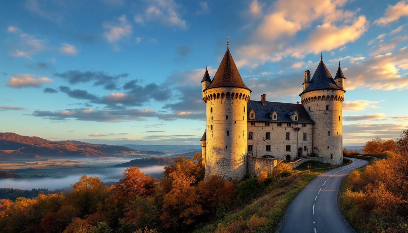 Le seul château du XVe siècle en Limousin avec ses 4 tours d'origine
