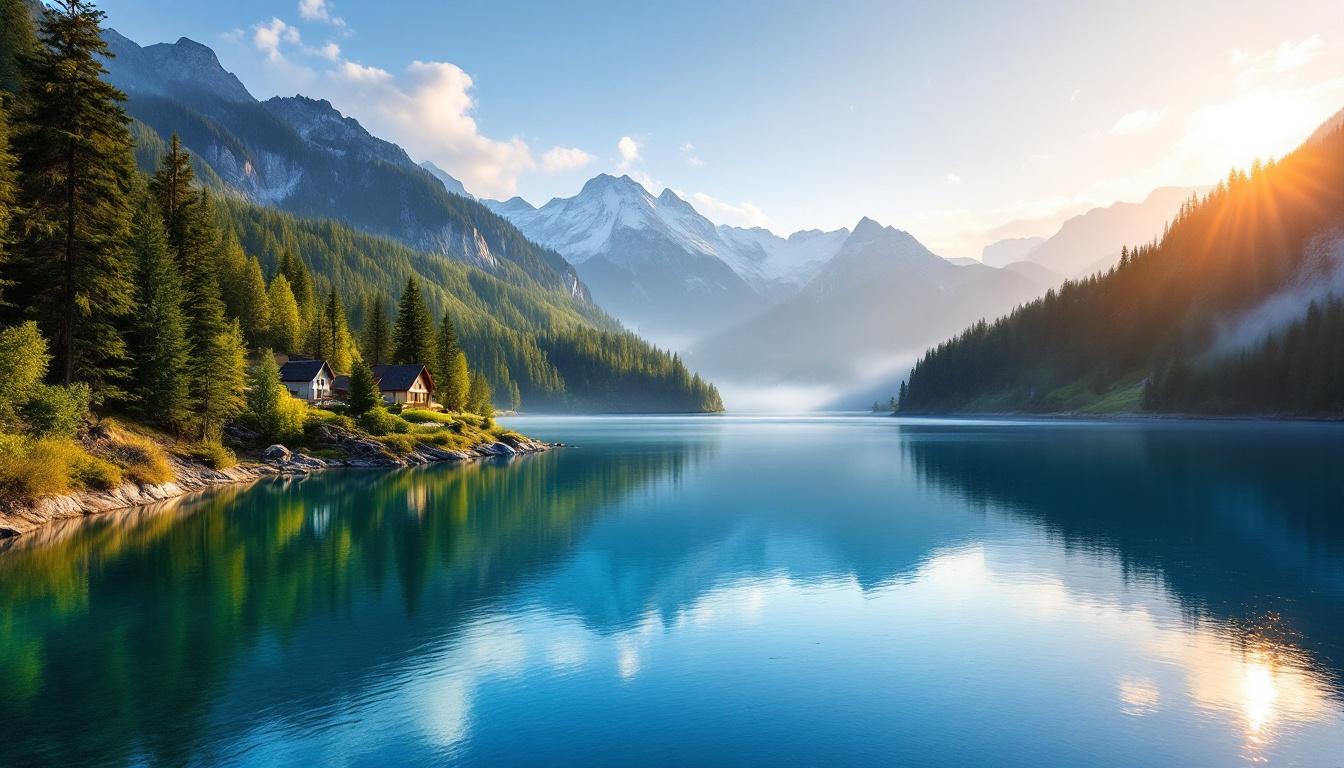 Ce lac des Vosges creusé il y a 80 000 ans atteint 34 mètres de profondeur
