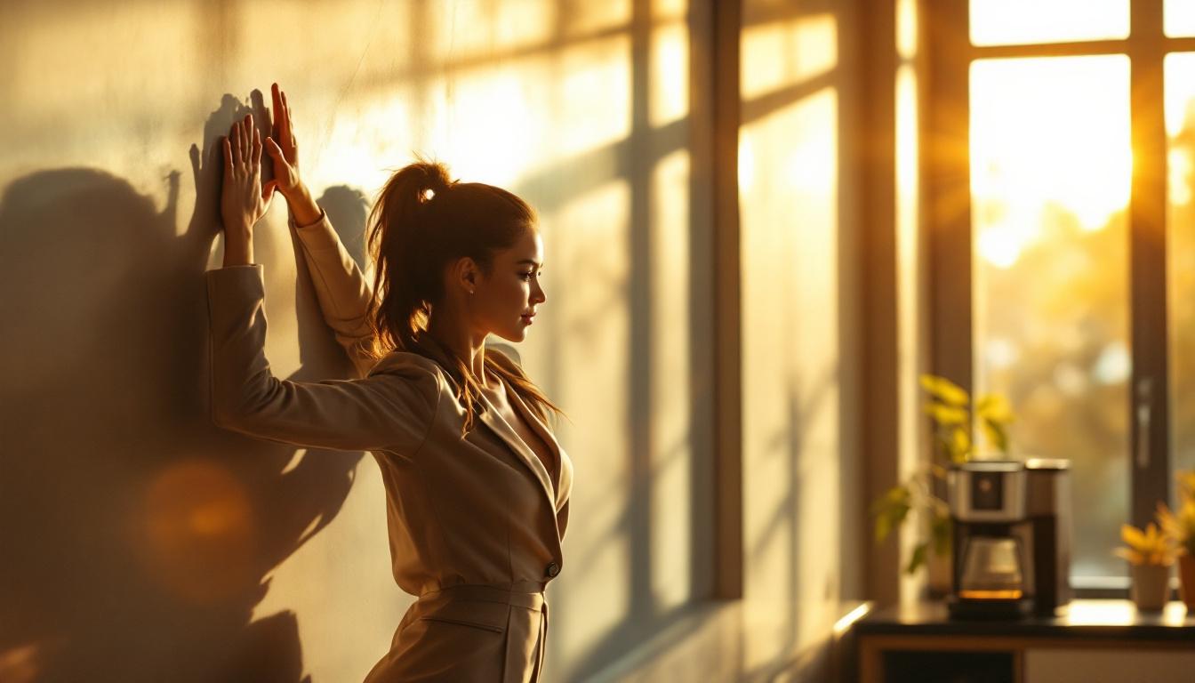 Ces 7 exercices discrets transforment vos pauses café en mini-séances fitness
