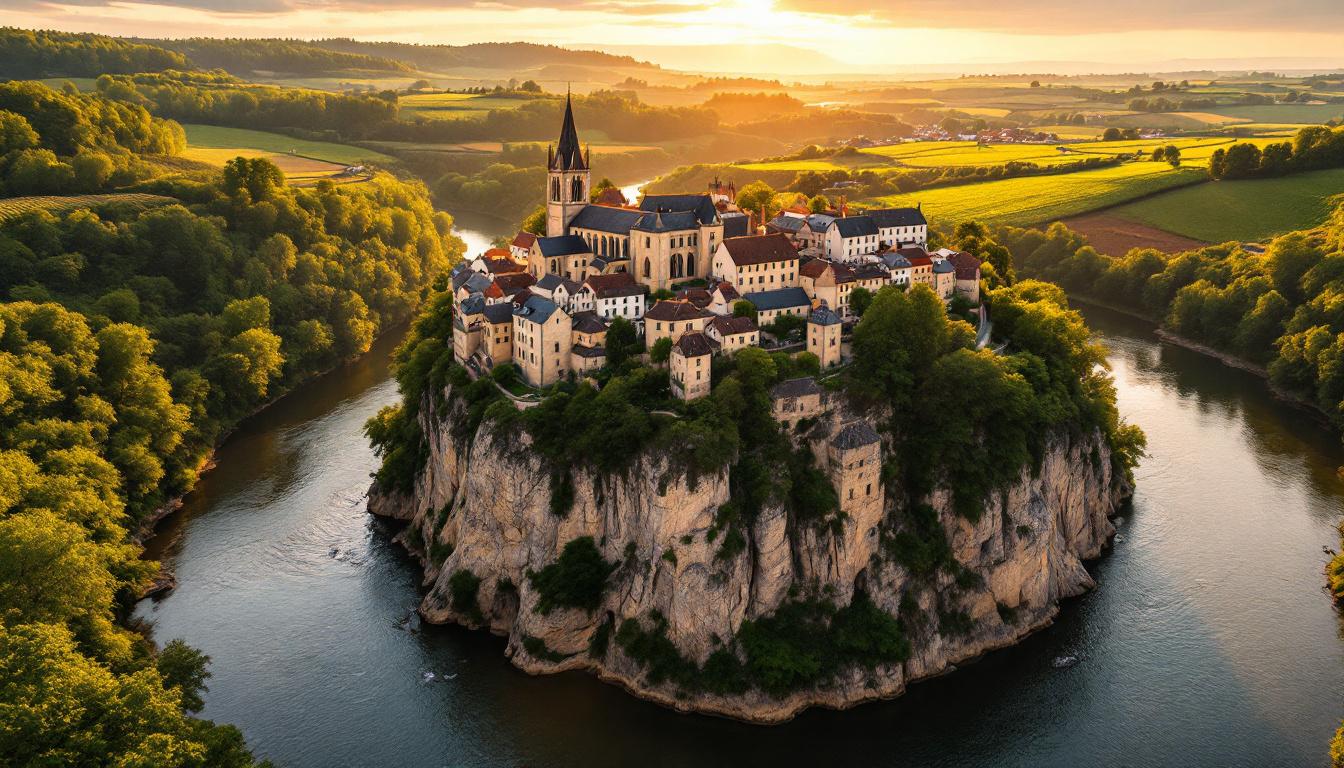 L'Indre-et-Loire abrite ce village de 182 habitants au confluent de 2 fleuves
