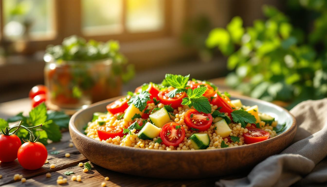 10 minutes pour ce taboulé au gaspacho qui enflamme TikTok cet été
