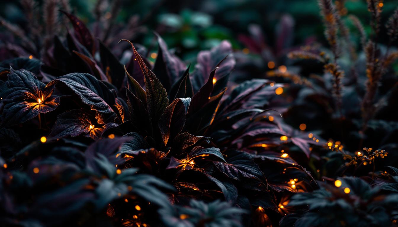Plantes noires magiques : transformez votre jardin en décor de rêve gothique en 2 mois (effet garanti)
