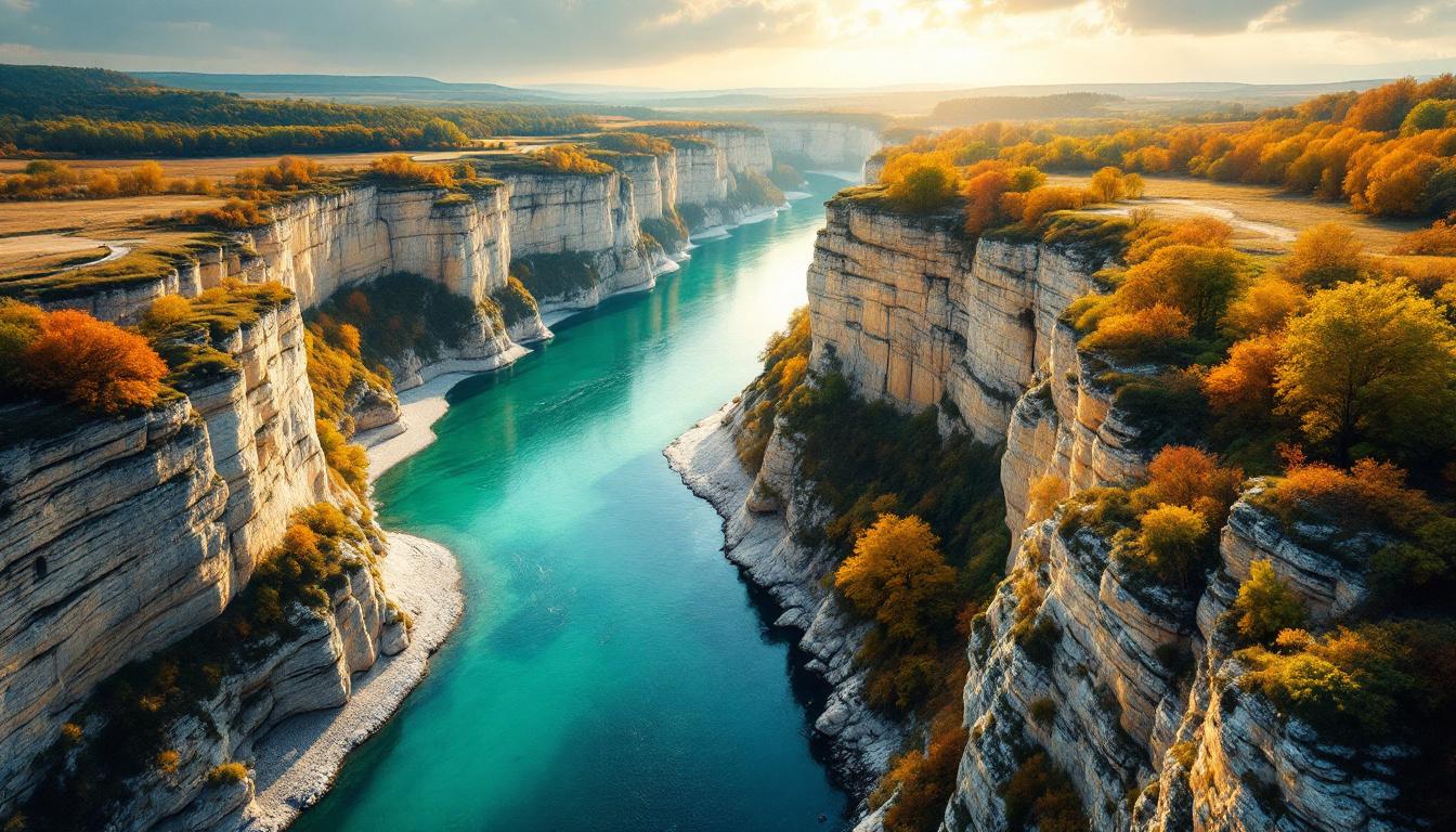 Cette rivière de 102 km traverse 6 formations du Jurassique sur 15 millions d'années
