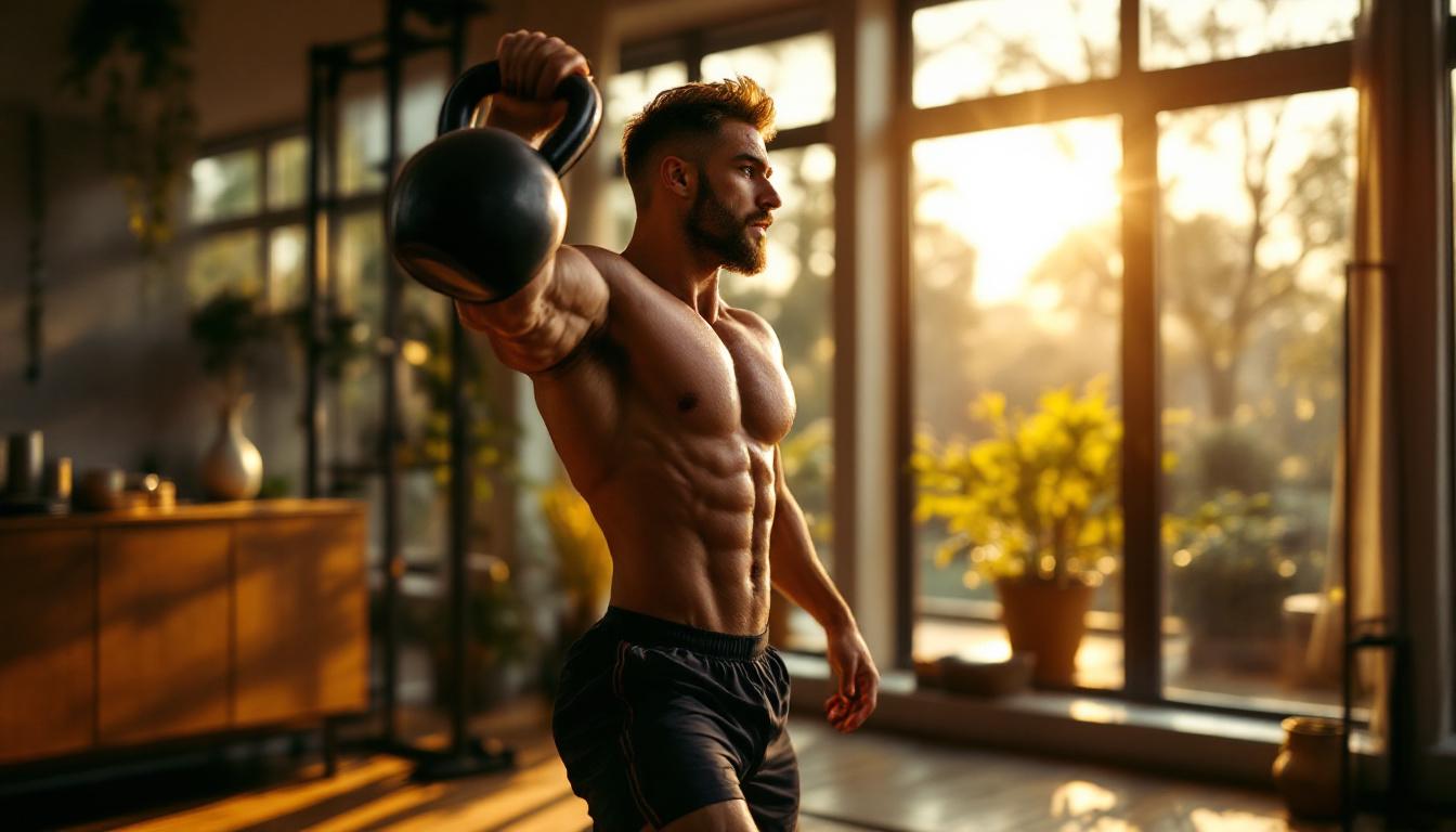 À 42 ans il triple son énergie avec 20 min de kettlebell par jour

