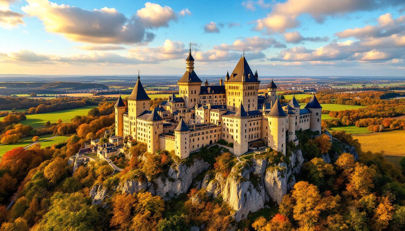 Ce château de 2 hectares détient le record européen avec 13 tours
