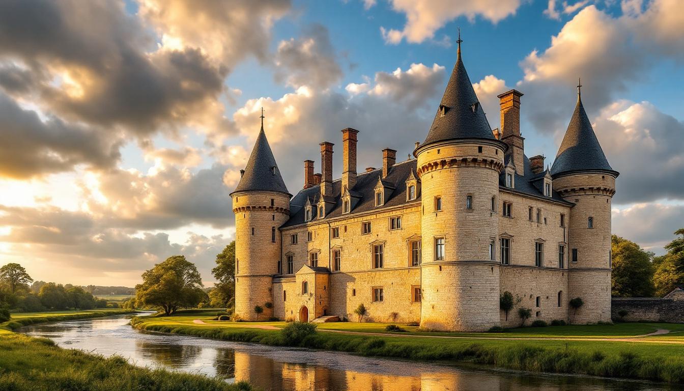 Moins connue que Carcassonne, cette ville de 13800 habitants garde son château de 1584

