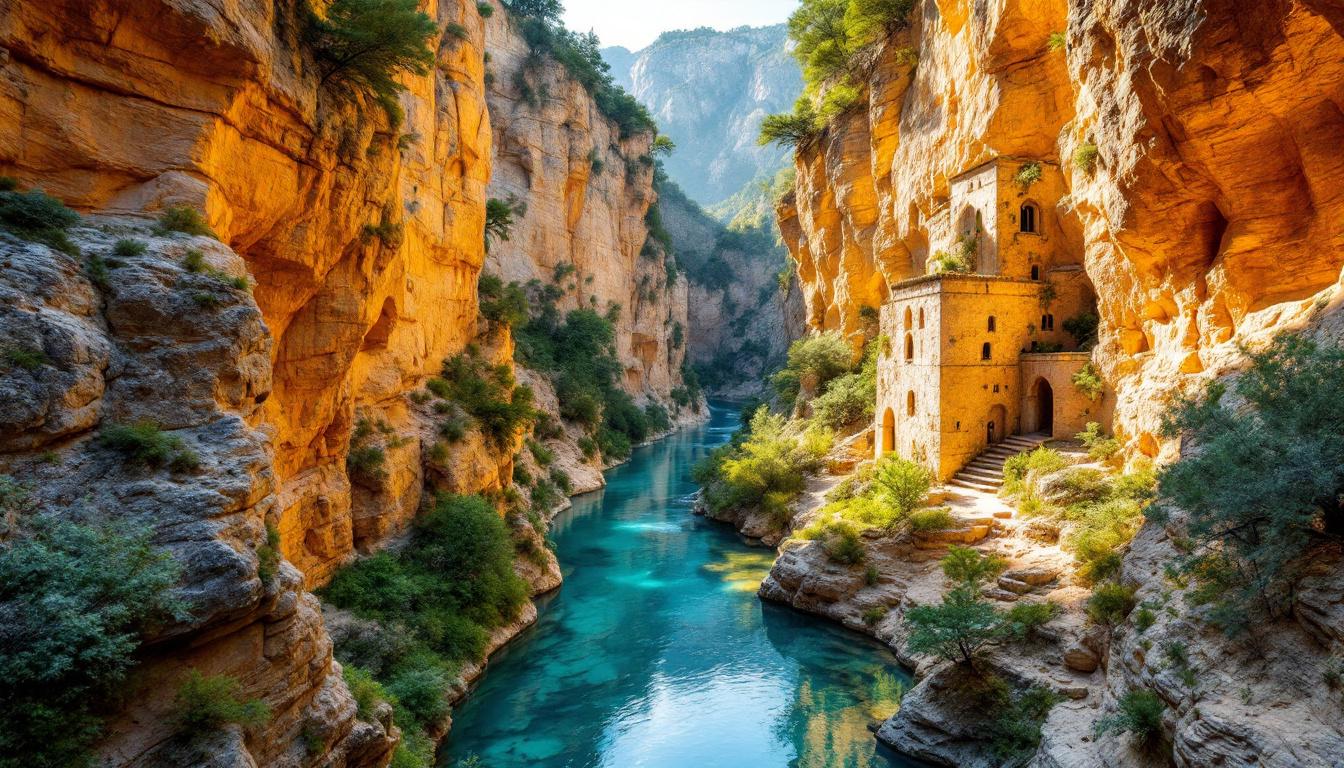 Ces gorges de 500 mètres creusées dans des calcaires de 150 millions d'années
