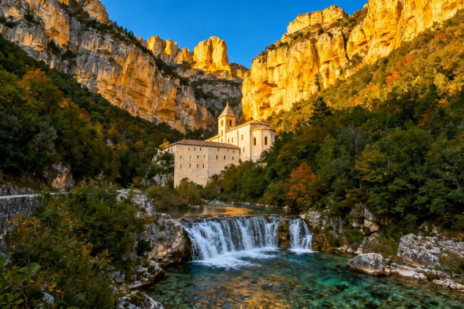 Cette abbaye du Jura est dans la plus belle reculée calcaire de France

