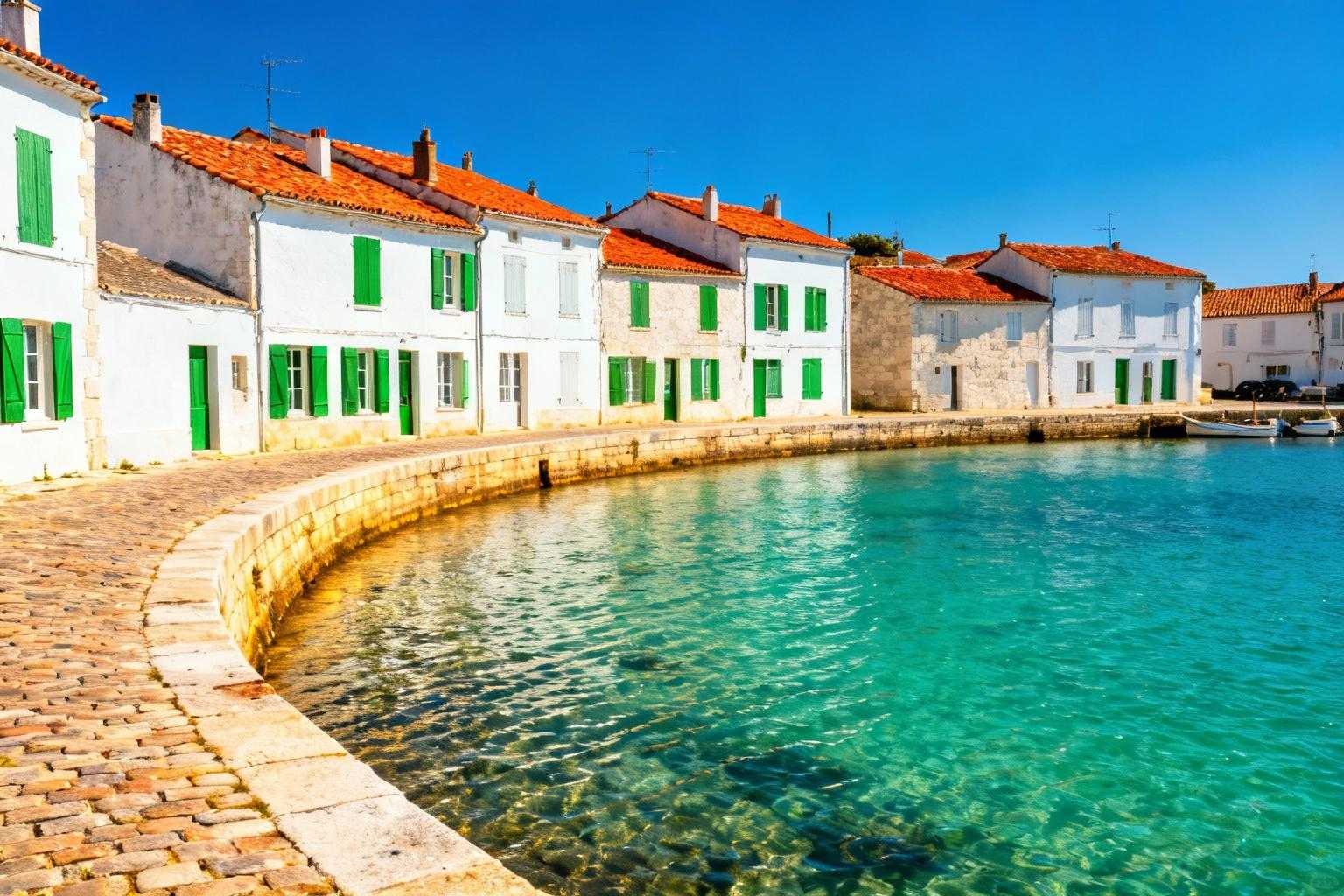J'ai découvert ce port de La Flotte où 91% des maisons sont individuelles
