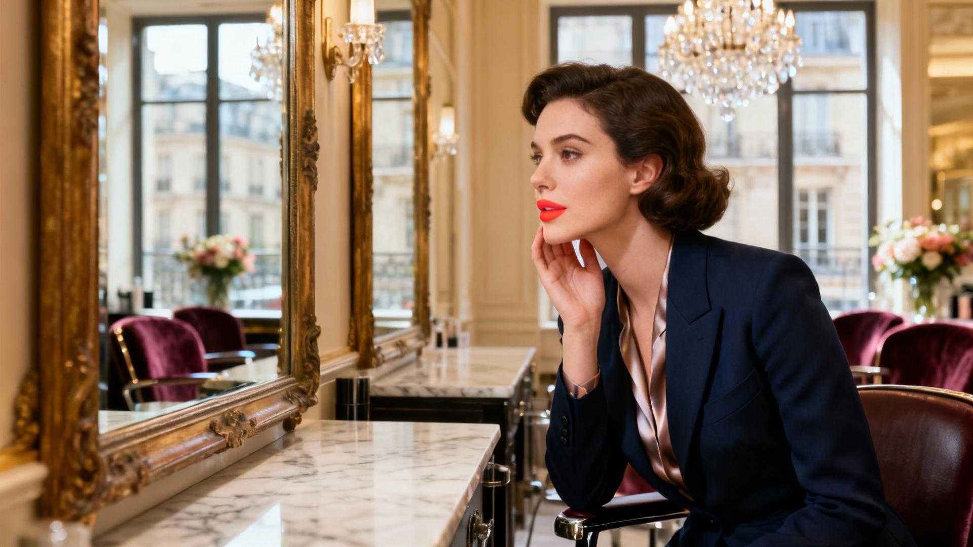 Cette maquilleuse dans l'avion m'a dit que mon rouge me vieillissait, j'ai tout changé
