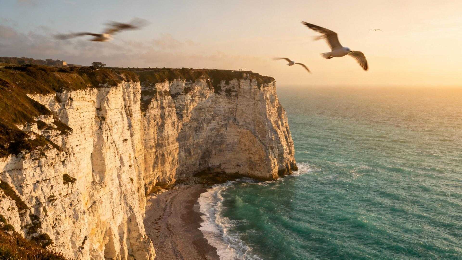 Ces falaises du Pas-de-Calais cachent la plus grande colonie française d'oiseaux rares

